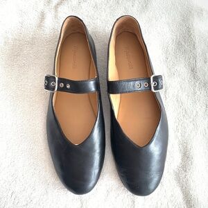 Madewell Black Leather Mary Jane "Remy"